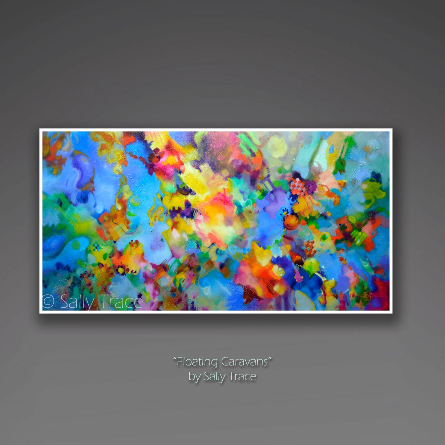 "Floating Caravans" Fine Art Prints on Stretched Canvas or Paper