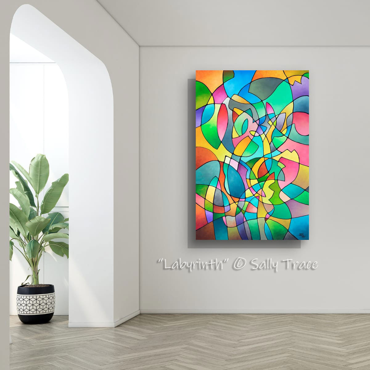 "Labyrinth" Stretched Canvas or Archival Paper Prints