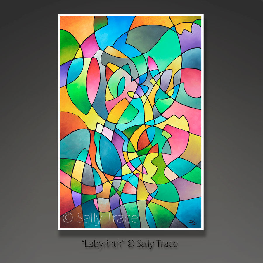 "Labyrinth" Stretched Canvas or Archival Paper Prints