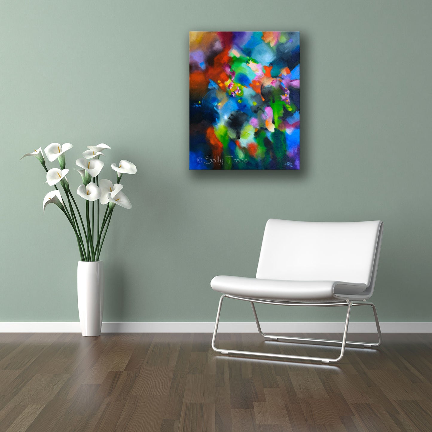 "Full Range" Original Abstract Textured Painting