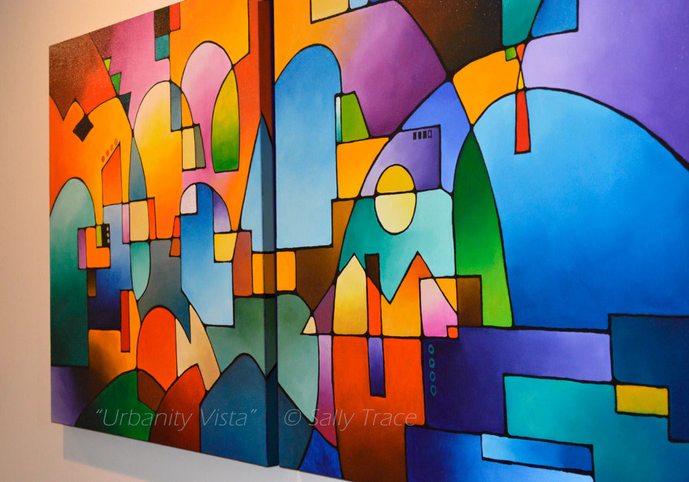 Fine Art Prints of My Geometric Paintings on Paper or Canvas