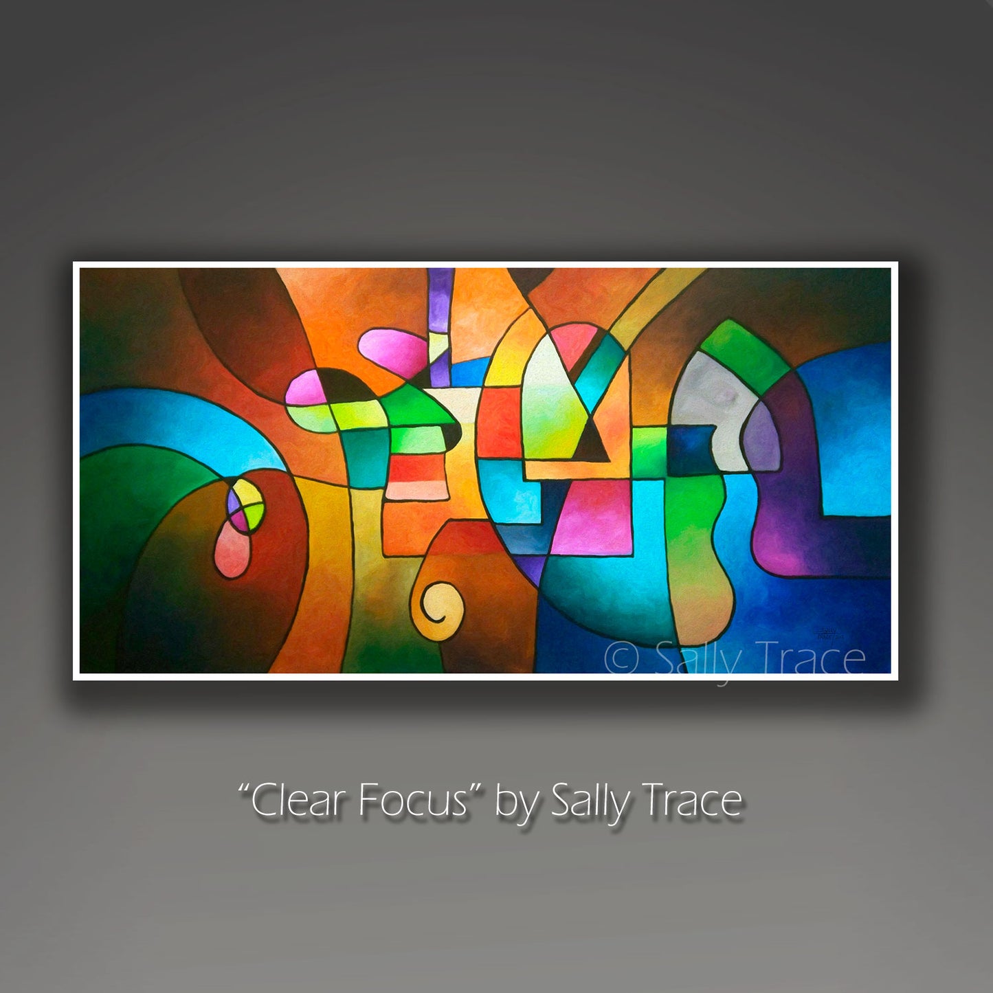 "Clear Focus" giclee prints on rolled paper or stretched canvas, by Sally Trace