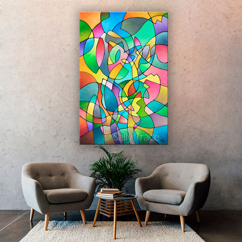 "Labyrinth"  Stretched Canvas or Archival Paper Prints