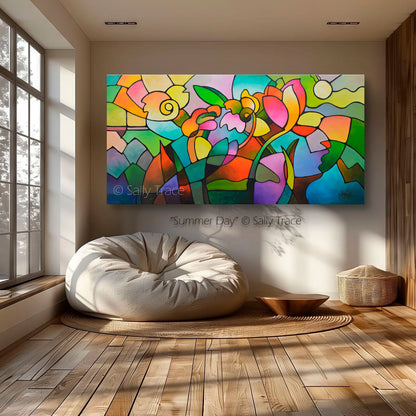 "Summer Day" Art Prints on Stretched Canvas or Archival Paper