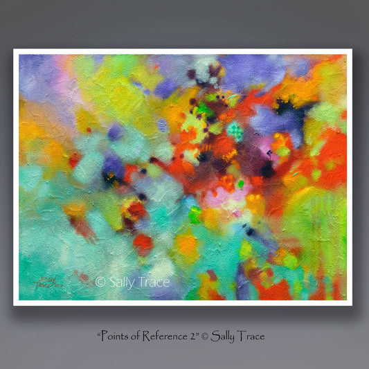 "Points of Reference 2" Art Prints from my Original Abstract Painting