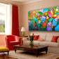 Summer Day, fine art extra large wall art giclee print on canvas by Sally Trace