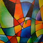 "Into the Wind" Original Abstract Sailboat Painting Commission