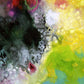 Convergence, fluid art original pour painting by Sally Trace