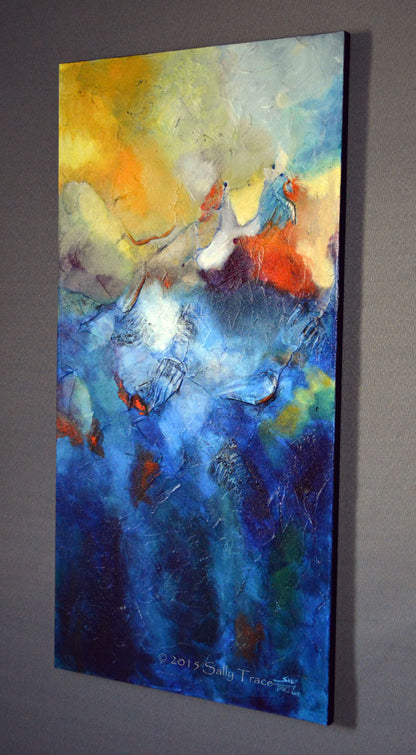 Strata 2, Original Abstract Textured Painting, Sold