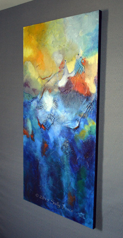 Strata 2, Original Abstract Textured Painting, Sold