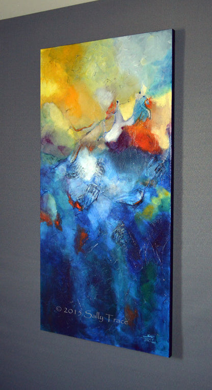 Strata 2, Original Abstract Textured Painting, Sold