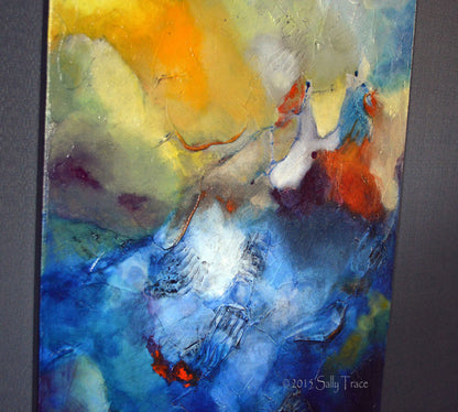 Strata 2, Original Abstract Textured Painting, Sold