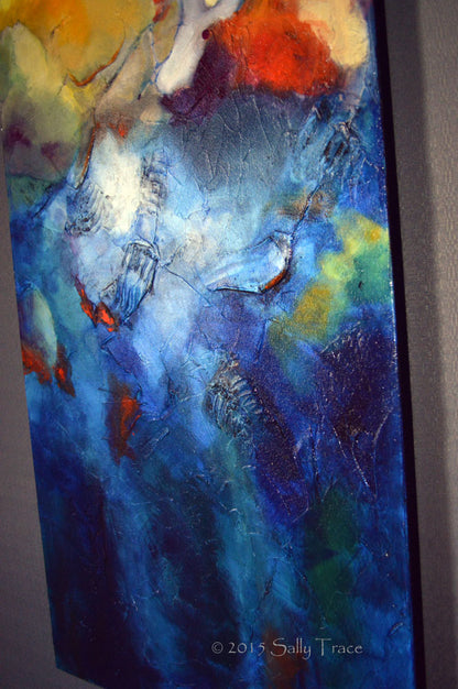 Strata 2, Original Abstract Textured Painting, Sold