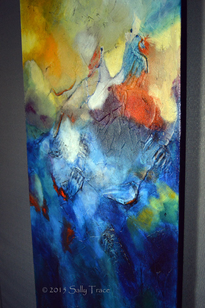 Strata 2, Original Abstract Textured Painting, Sold