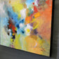 Dance Around It, original textured painting by Sally Trace