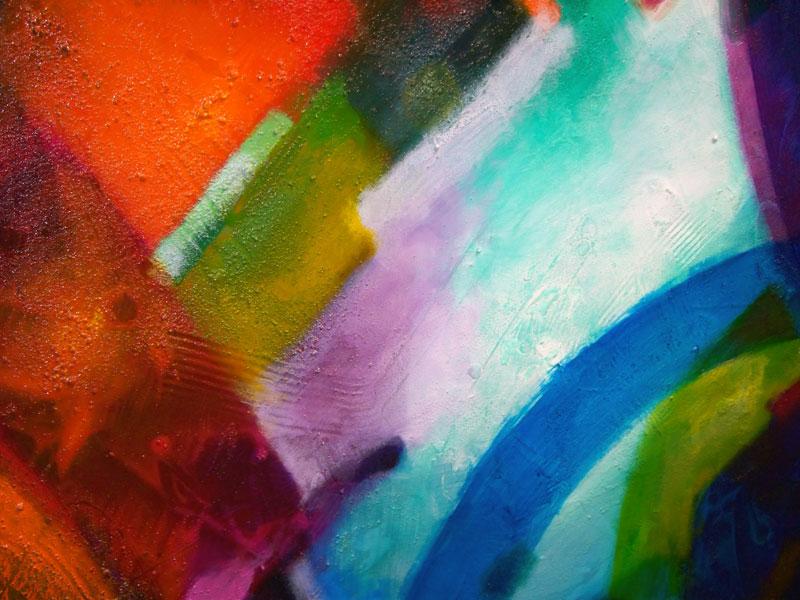 Declaration, original abstract painting by Sally Trace