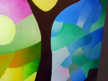 Dreaming Tree, giclee prints on canvas by Sally Trace 