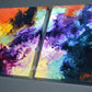 Ignition, giclee prints on canvas from the original painting by Sally Trace