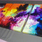 Ignition, giclee prints on canvas from the original painting by Sally Trace
