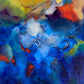 Modern art abstract giclee print on canvas by Sally Trace "Strata 2"