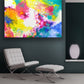 Fluid art modern abstract painting prints for sale by Sally Trace "Take It Away"