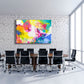 Fluid art modern abstract painting prints for sale by Sally Trace "Take It Away"