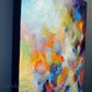 Higher Vibration, original abstract textured painting by Sally Trace