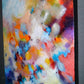 Higher Vibration, original abstract textured painting by Sally Trace