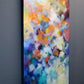 Higher Vibration, original abstract textured painting by Sally Trace