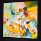 Original textured mixed media painting by Sally Trace, "In and Out".