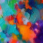 "Lifting Clouds" original fine art abstract textured painting for sale by Sally Trace, detail