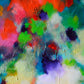 "Lifting Clouds" original fine art abstract textured painting for sale by Sally Trace, detail