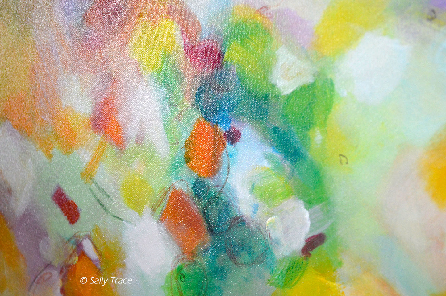 Modern art painting for sale "Lightness" by Sally Trace