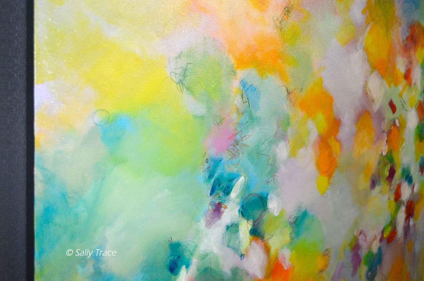 Modern art painting for sale "Lightness" by Sally Trace