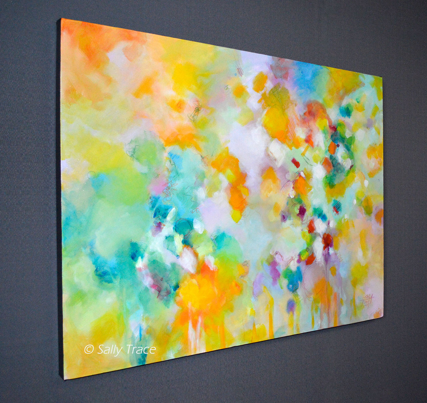 Modern art painting for sale "Lightness" by Sally Trace