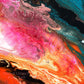 Ulysses 5, giclee prints on canvas from the original triptych fluid abstract painting by Sally Trace