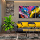 Ulysses 5, giclee prints on canvas from the original triptych fluid abstract painting by Sally Trace