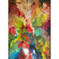 Ancient Wisdom giclee print by Sally Trace, side view, contemporary modern living room wall art