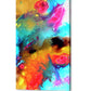 Contemporary abstract art for sale, fluid art triptych giclee print set by Sally Trace "The Beauty of Spring"