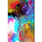 Contemporary abstract art for sale, fluid art triptych giclee print set by Sally Trace "The Beauty of Spring"