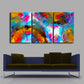 Contemporary abstract art for sale, fluid art triptych giclee print set by Sally Trace "The Beauty of Spring"