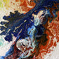 Contemporary modern abstract painting "Biodiversity:, earth art, by Sally Trace