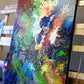 Contemporary modern abstract painting "Biodiversity:, earth art, by Sally Trace