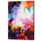 Burst of Light, pour painting art giclee print triptych by Sally Trace, canvas 2