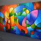Modern original abstract painting for sale by Sally Trace "Clarity of focus"