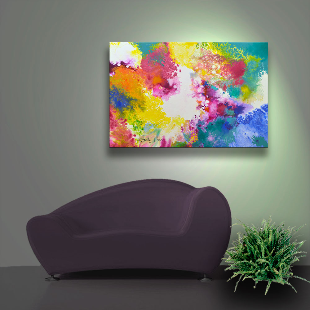 How to Relax and Unwind with Abstract Paint Pouring