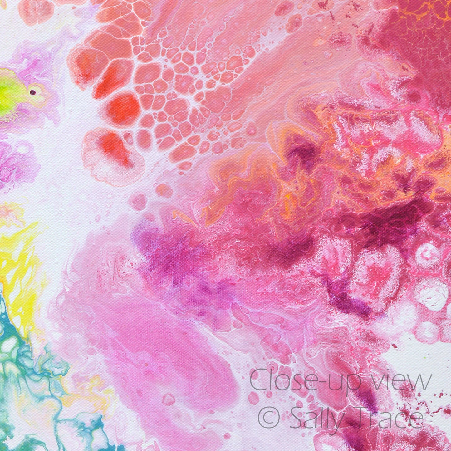 "Coming Alive," Art Prints from my Fluid Abstract Painting