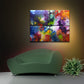 Mastering the Mix, original acrylic multi canvas painting, sold