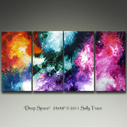 Deep Space, Original Abstract Painting