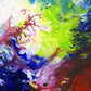 Underwater sea art abstract pitning print on stretched canvas Deeper Current